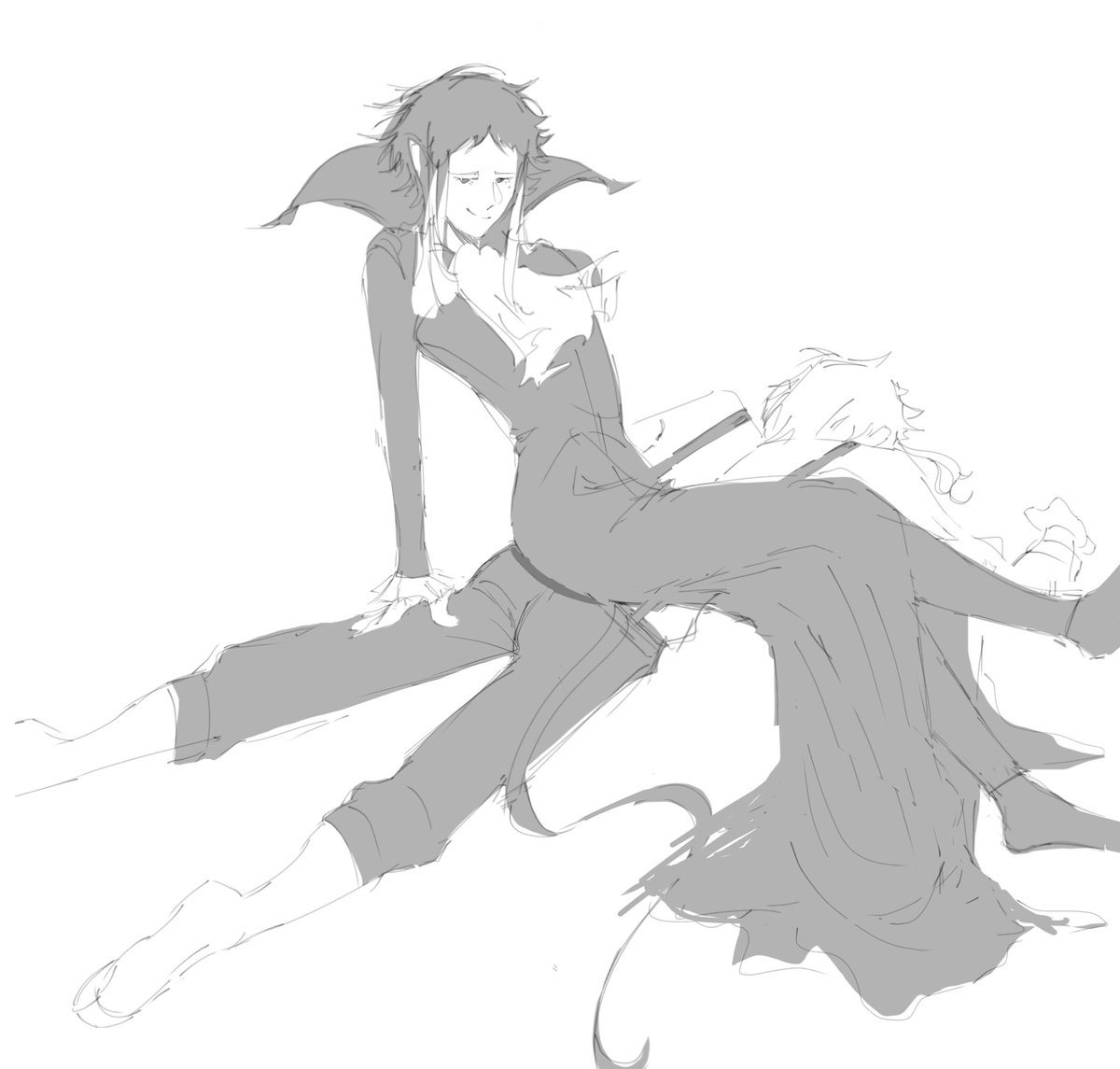 My take on akutagawa thing for sitting on atsushi #敦芥 #文スト #bsd #bungostraydogs #sskk #shinsoukoku