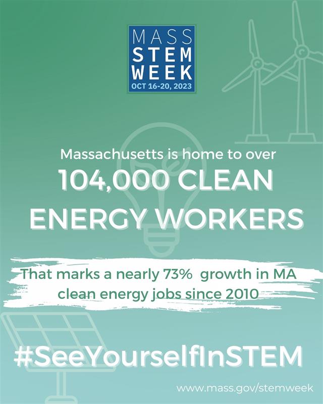 #YourSTEMFutureIsOurSTEMFuture – the expansion of innovation career pathways into the clean energy sector was deeply intentional – the career opportunities are BOOMING and we need young people to #SeeYourselfInSTEM as we work towards a more sustainable future together.