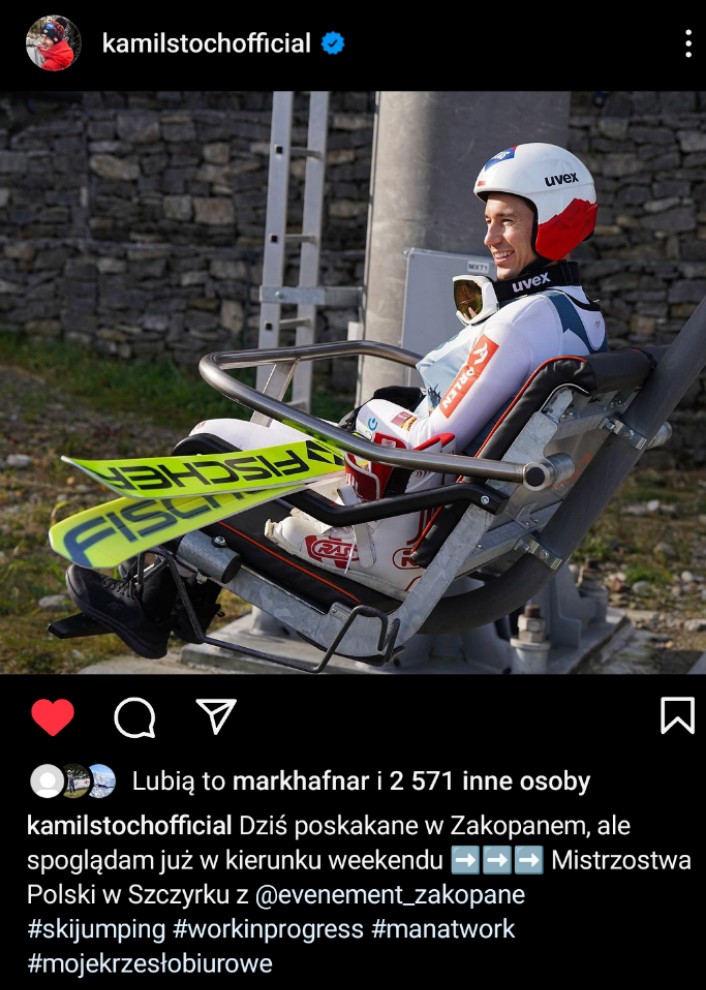kamil_stoch_fp's tweet image. #manatwork #mojekrzesłobiurowe 
I to som konkretne hasztagi