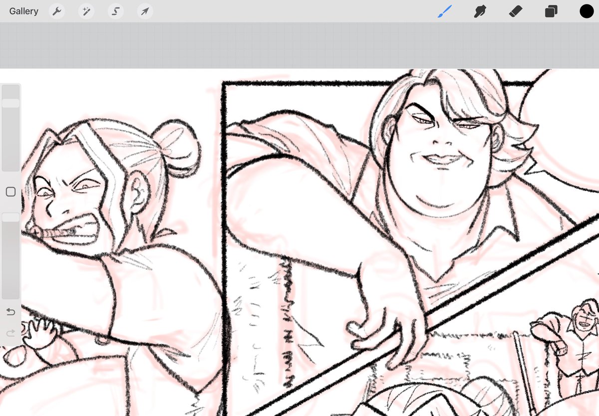 so apparently i haven't lost touch when it comes to drawing attractive buff ol' ladies :')))))