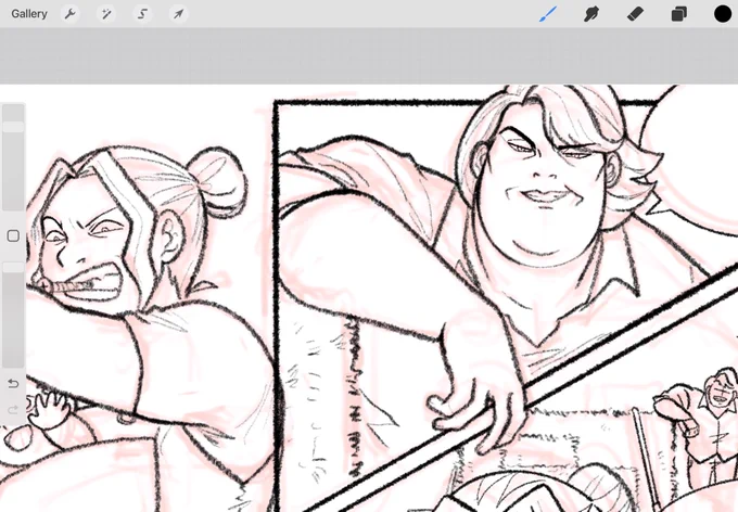 so apparently i haven't lost touch when it comes to drawing attractive buff ol' ladies :')))))