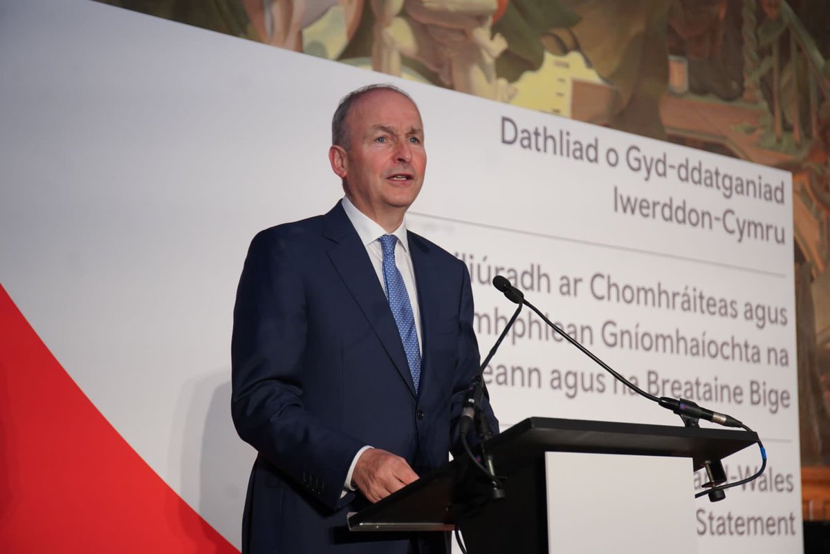 Ireland’s connections with Wales are deep and stretch back thousands of years. Irish people have thrived in Wales. As I scan the horizon, I see a wealth of partnership and opportunity unfolding. gov.ie/en/speech/1dc6…