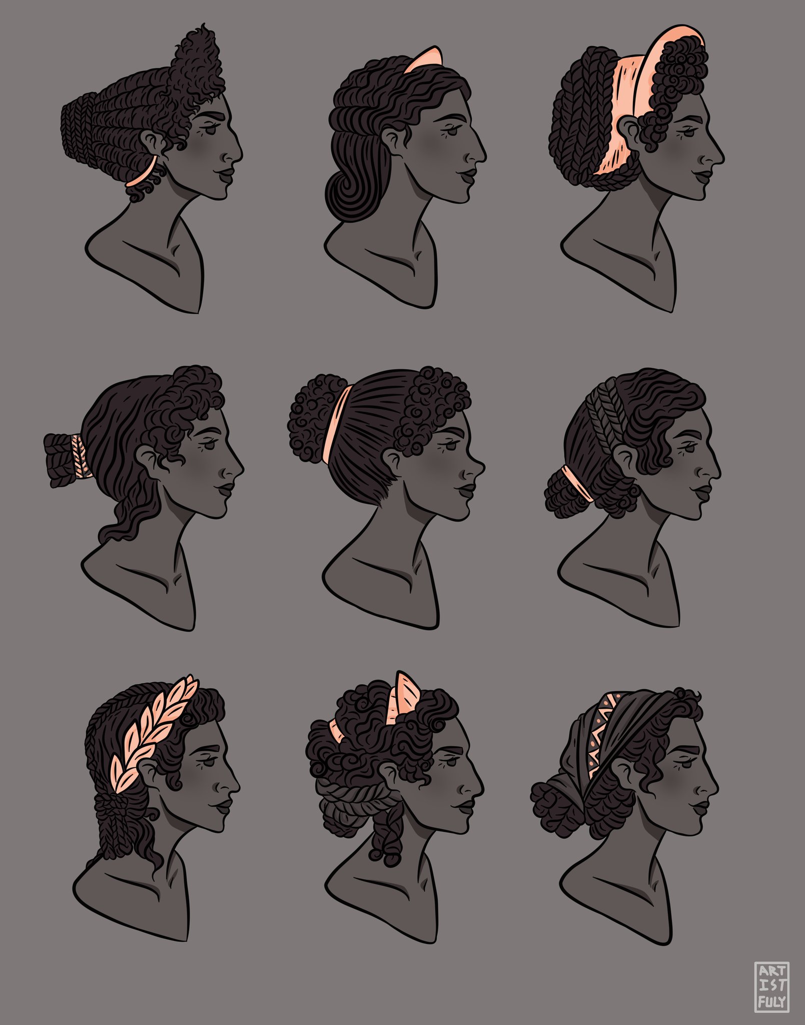 Women in ancient Rome sewed their hair. | Always Learning!