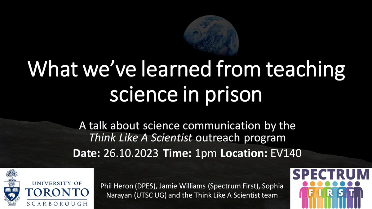 philipheron's tweet photo. Next week! A chat on science education, featuring some of our new work in Canada! Let me know if you are interested but cannot make it to our campus!  @UTSC_DPES https://t.co/oG2c79Yiiy