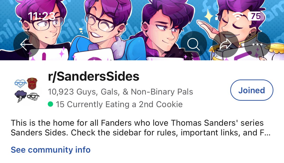 hostileballad's tweet image. Hey! I just thought I’d remind people that the r/SandersSides subreddit exists. Maybe, show it some love today? #HappyAnniversary #sanderssides #fanders
