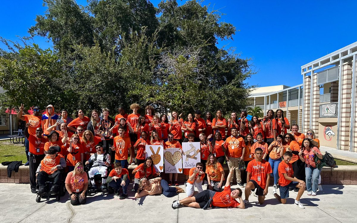 BroncosPBCHS's tweet image. Check out our Broncos celebrating Unity Day! 🧡Today, we wore orange to show we are united against bullying, and we stand for kindness, acceptance, and inclusion! @PBCentral_Princ 

#peaceloveunity
#bullyingpreventionmonth
