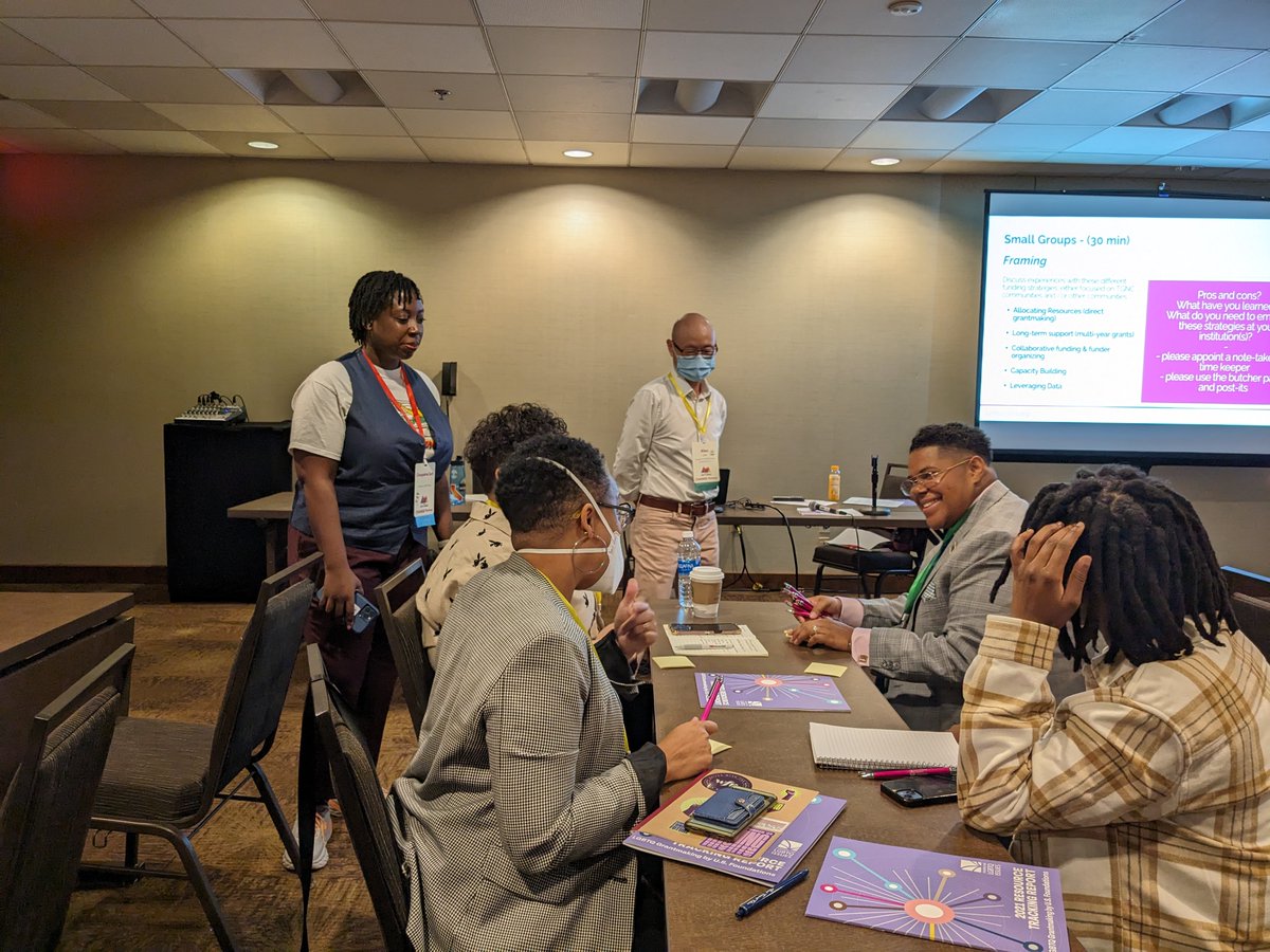 HsgOpportunity's tweet image. From funding trans futures to building narratives for intersectional racial justice &amp;amp; beyond, members of our team are gaining insights from the brilliant speakers at #2023UnitySummit this week, deepening our toolbox to act on transformative, trust-based philanthropy practices.