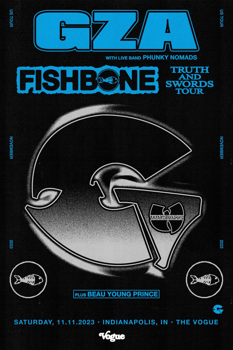 Wanna go see <a href="/WuTangClan/">Wu Tang Clan</a> 's own <a href="/TheRealGZA/">GZA</a>  with band The Phunky Nomads plus Fishbone and Beau Young Prince at <a href="/TheVogue/">The Vogue Theatre</a> ?!

Register to win a pair of 🎫from <a href="/1067WTLC/">106.7 WTLC</a> ⬇️

wtlcfm.com/3672912/win-ti…

<a href="/Forty5Presents/">Forty5</a> #TruthAndSwordsTour