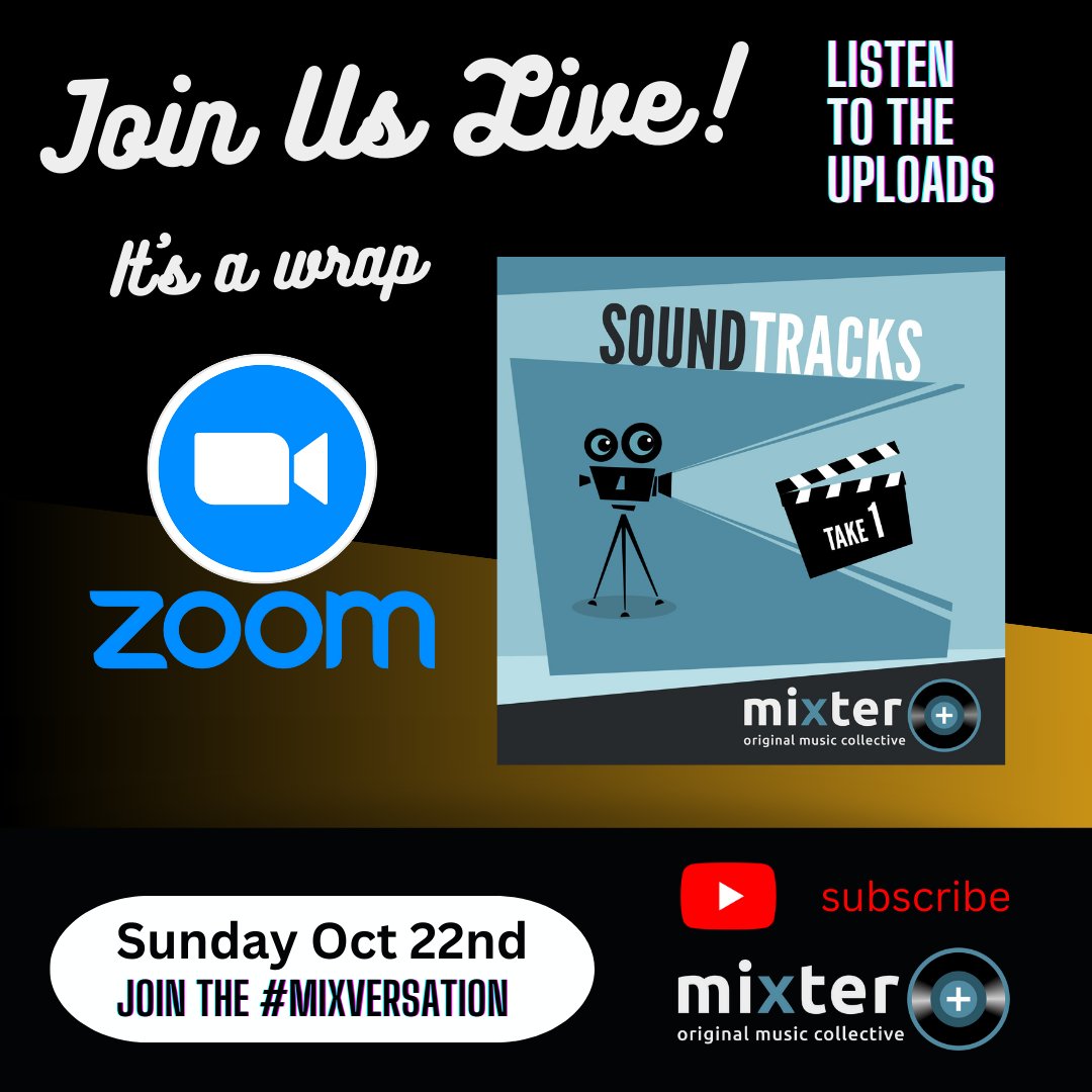 Join us live for our wrap up meet up and get all the deep dive details for this event and the future of Mixter+
Details here:
ccmixter.org/thread/4403

Follow MixterPlus on Facebook!
facebook.com/MixterPlus

#ccmixter #mixversation #musiccreattion #mixterplus #musicforyoutube