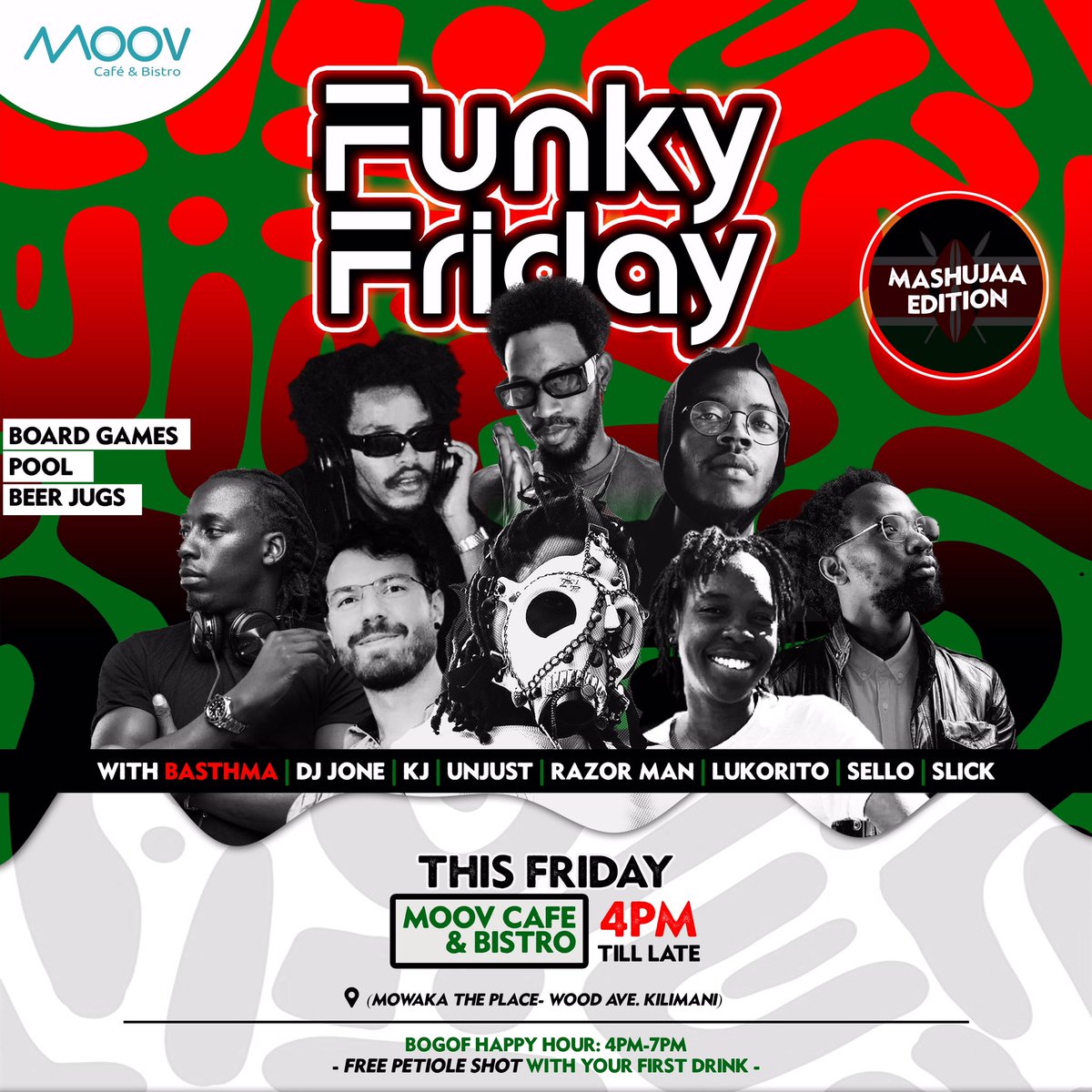 Gang Gang. I hope y’all are ready for tomorrow. 👀

<a href="/kj_karuga/">KJ</a> <a href="/selinaonyando/">Selina Onyando</a> <a href="/dj_unjust/">unjust</a> <a href="/Therazormann/">Razor Man🦁</a> <a href="/lukxrito/">lukorito</a> @DjJone4 <a href="/ListenToSlick/">Jaba Ranks!</a>