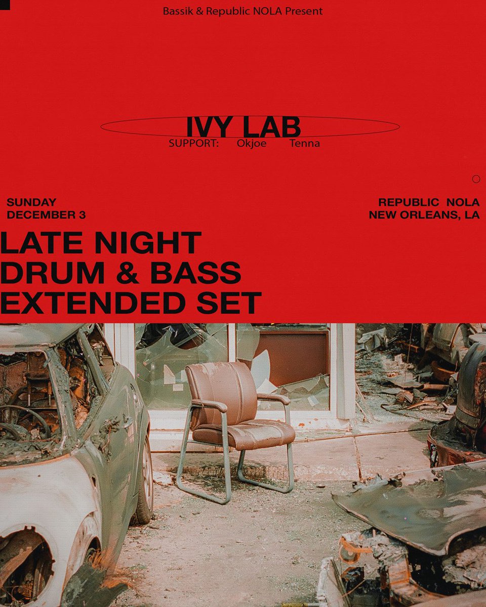 get lost in time at THREE great LATE NIGHT SHOWS🕺 😵‍💫

Dec 1 - @ravenscoon ⚡️
Dec 2- @gravitya 🪐
Dec 3- <a href="/ivylab/">paul brideau</a> 🔬

TIX ON SALE NOW 🎫