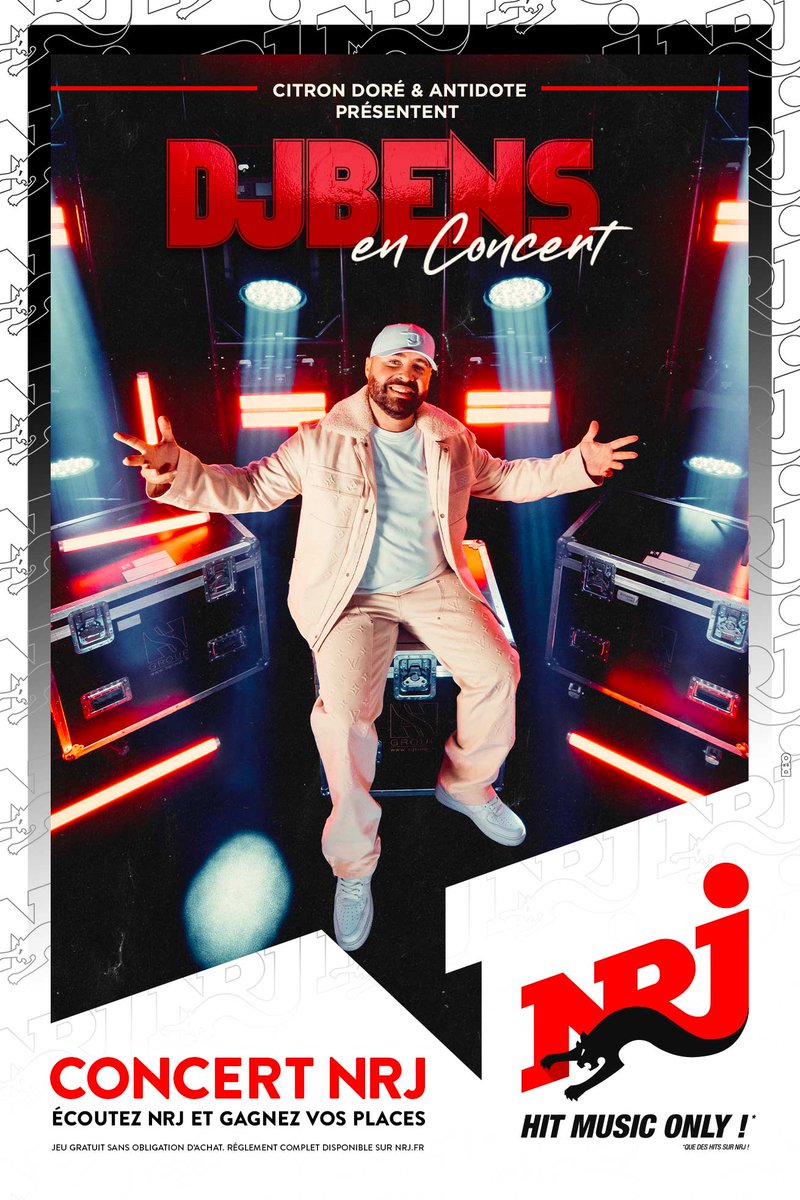 NRJAvignon's tweet photo. Ca va être clairement le 🔥
@deejaybens sera en concert le 18 mai 2024 au Zénith Sud #Montpellier avec #NRJ !
👉 Écoutez #NRJ et gagnez vos places !

#DjBens #DjBensEnConcert https://t.co/YuyG1bK1eR