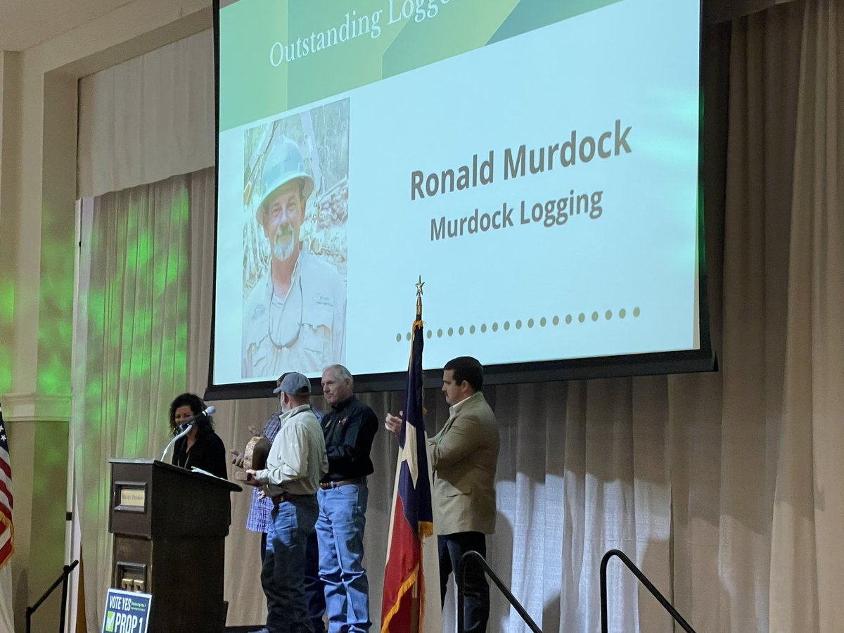Congratulations to our <a href="/texasforestry/">Texas Forestry Assoc</a>, Texas Logging Council Outstanding Logger of the year, Ronald Murdock!