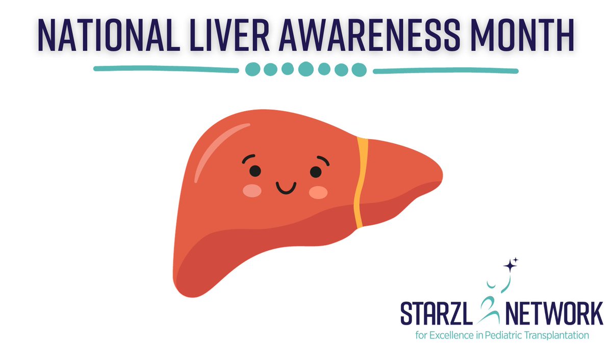 Did you know that your liver is the largest internal organ in the body and has over 500 functions to keep us healthy and strong? Happy National Liver Awareness Month from The Starzl Network!

#StarzlNetwork
#LiverAwarenessMonth
#TransplantTwitter