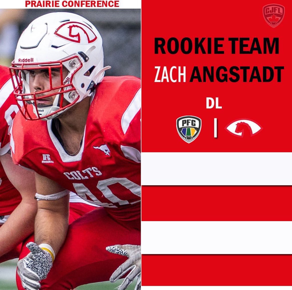 Blessed to be named a PFC all star as well as being named to the all rookie team!