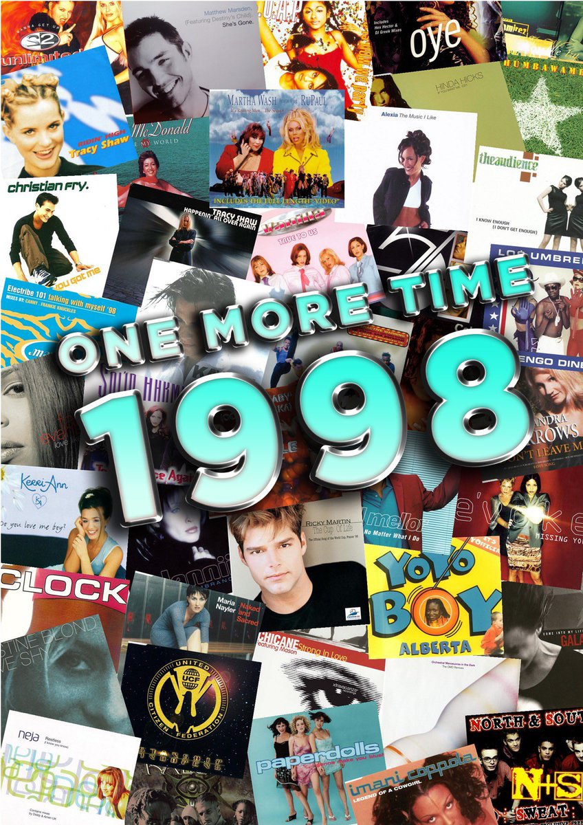 onemoretimeclub's tweet photo. 1998 - what a year for flop pop bops!
https://t.co/jOr4lzidED https://t.co/7m0ZR5capm