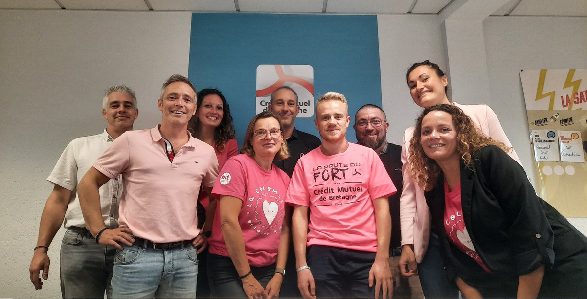 Un mois d' #OctobreRose au CMB de Dol de Bretagne. 💟
#Arkéa #CMB