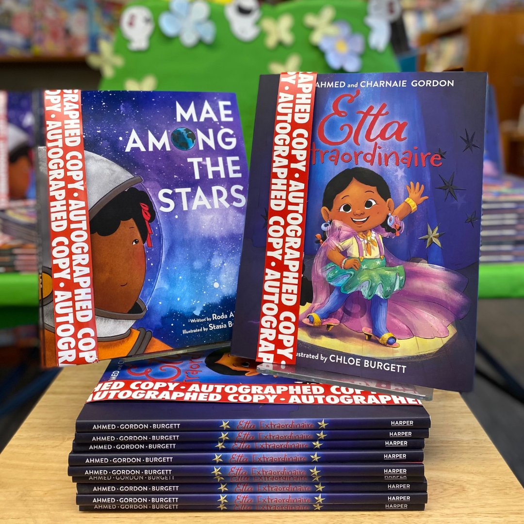 In one week, Roda Ahmed will be stopping by to read and sign her new extraordinary picture book 'Etta Extraordinaire.'⁠ The IN-PERSON event will take place on Saturday, October 28 at 11 AM. Order your personalized copies and learn more at the link in bio!⁠