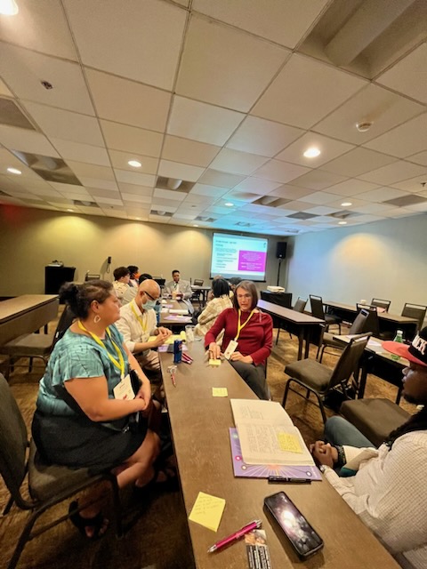 HsgOpportunity's tweet image. From funding trans futures to building narratives for intersectional racial justice &amp;amp; beyond, members of our team are gaining insights from the brilliant speakers at #2023UnitySummit this week, deepening our toolbox to act on transformative, trust-based philanthropy practices.