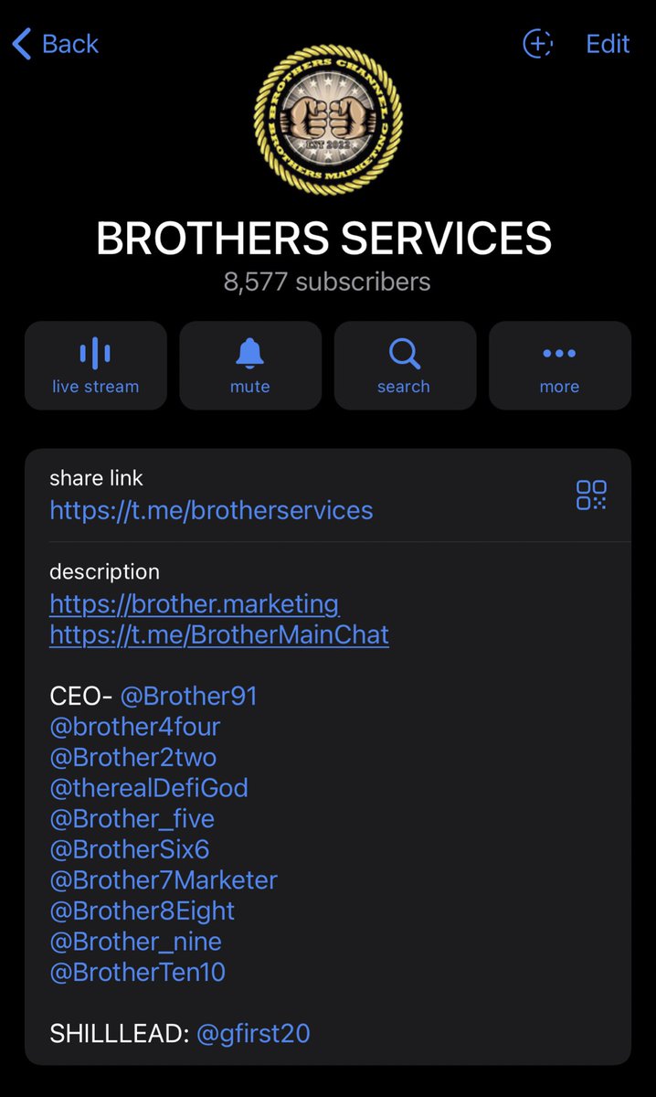 BrotherMKT's tweet photo. Get all your marketing services in our one stop shop: https://t.co/4xulWtsihR

Take a browse, go to bio in the channel and select a brother (out of 10) to help you on your marketing journey. 

We deliver whatever you need to help your project grow from stealth to strength, without you having to go multiple places to get what you need! 

#marketing #onestopshop #brother #legit #number1