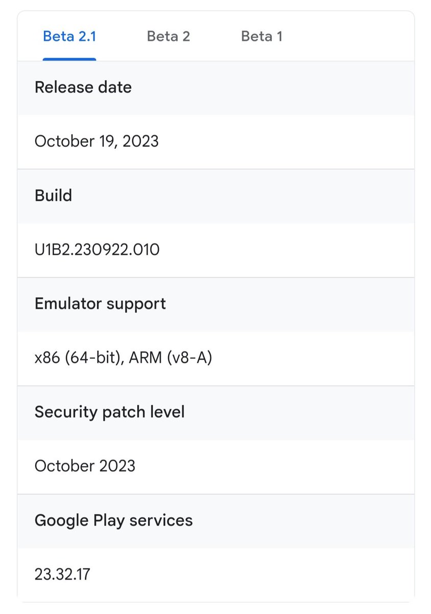 Google Released Android 14 QPR1 Beta 2.1 ‼️ Release Date - October 19, 2023 🗓 Build - U1B2.230922.010 ⚙️ Security Patch Level - October 2023 🔐 #Google #Pixel8    #Pixel8Pro #Android14