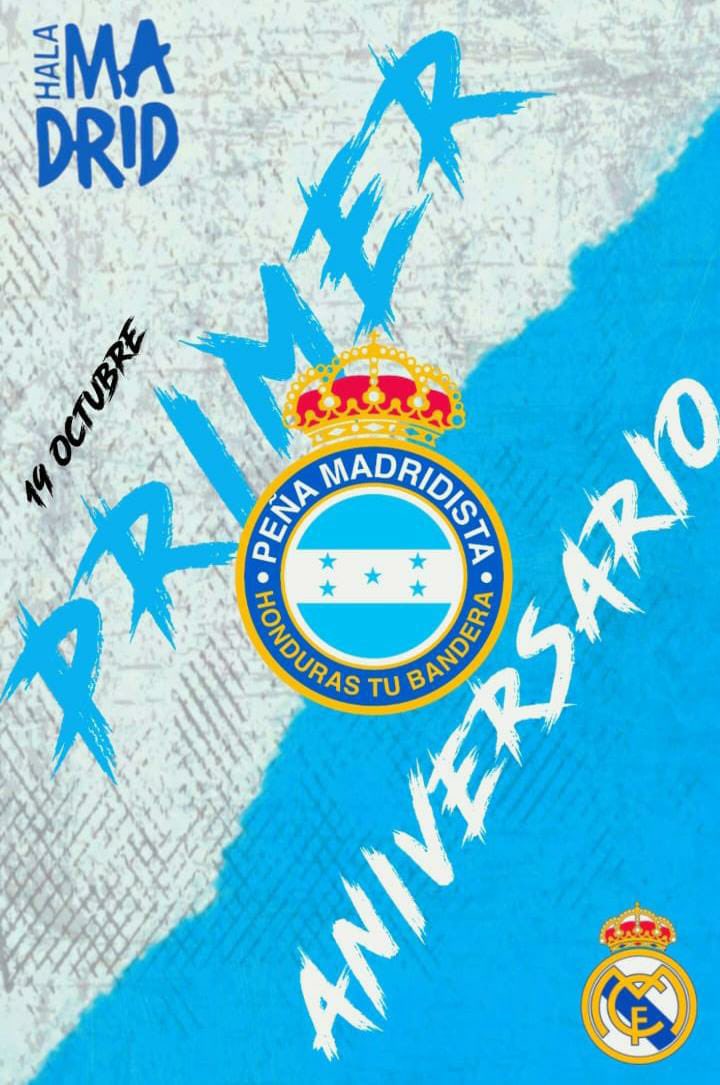 pm_tubanderahn's tweet image. Hoy cumplimos un año de aniversario! Hoy ya somos más de 100 socios oficiales y sumando! Serenaos la peña más grande de Centro América! Hala Madrid y Nada Más! #1año #Aniversario