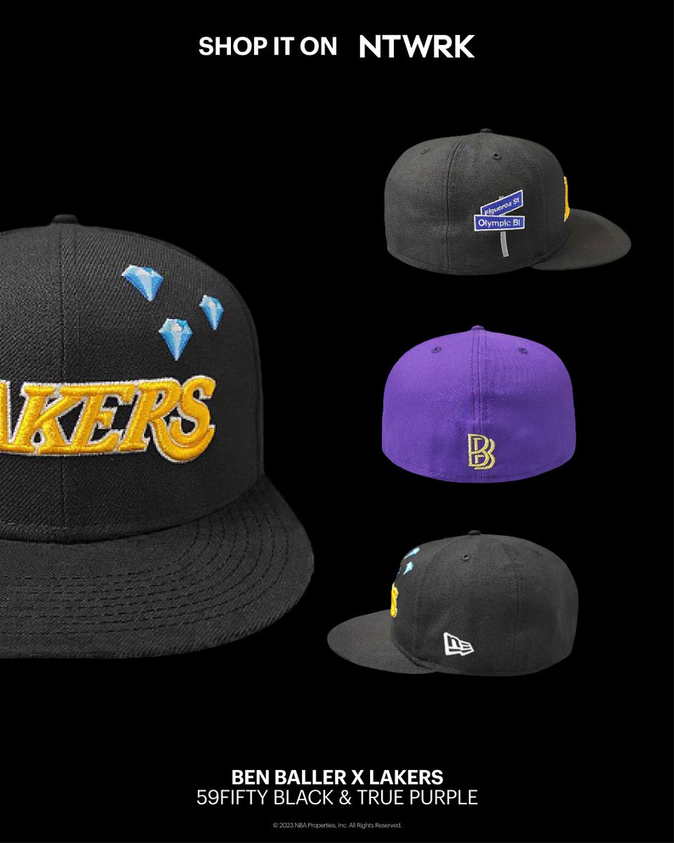 NTWRKLIVE's tweet photo. LAKER NATION 📷📷 The @BenBaller x @Lakers x @NewEraCap NBA official fitted cap is finally here!

“As a true LA native who was born & raised in Koreatown and been a life long Lakers fan who bleeds Purple & Gold, this is a dream come true and full circle moment.” - @BENBALLER 

Shop it on NTWRK next Wednesday, 10/25 at 6pm ET / 3pm PT. Link in bio.