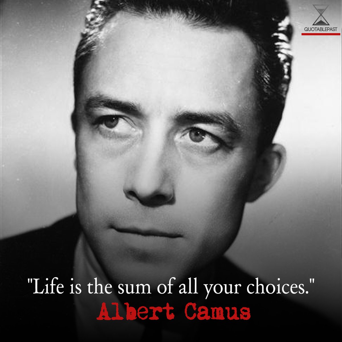 TheQuotablePast's tweet photo. Albert Camus. https://t.co/k1zuRUkaLt