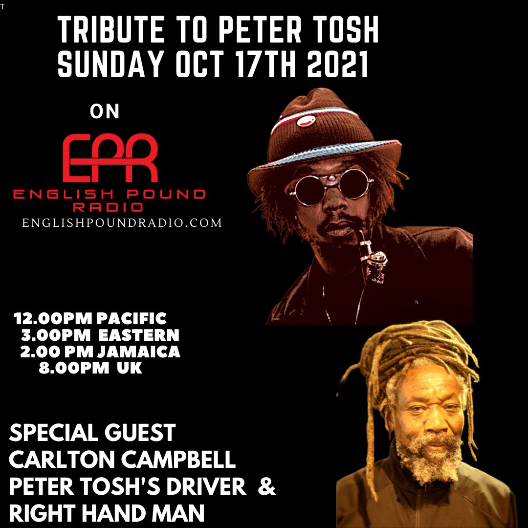 Tribute To Peter Tosh Earthstrong Tribute Interview With Carl T Part 3
To Listen Click link below
shorturl.at/bejqQ