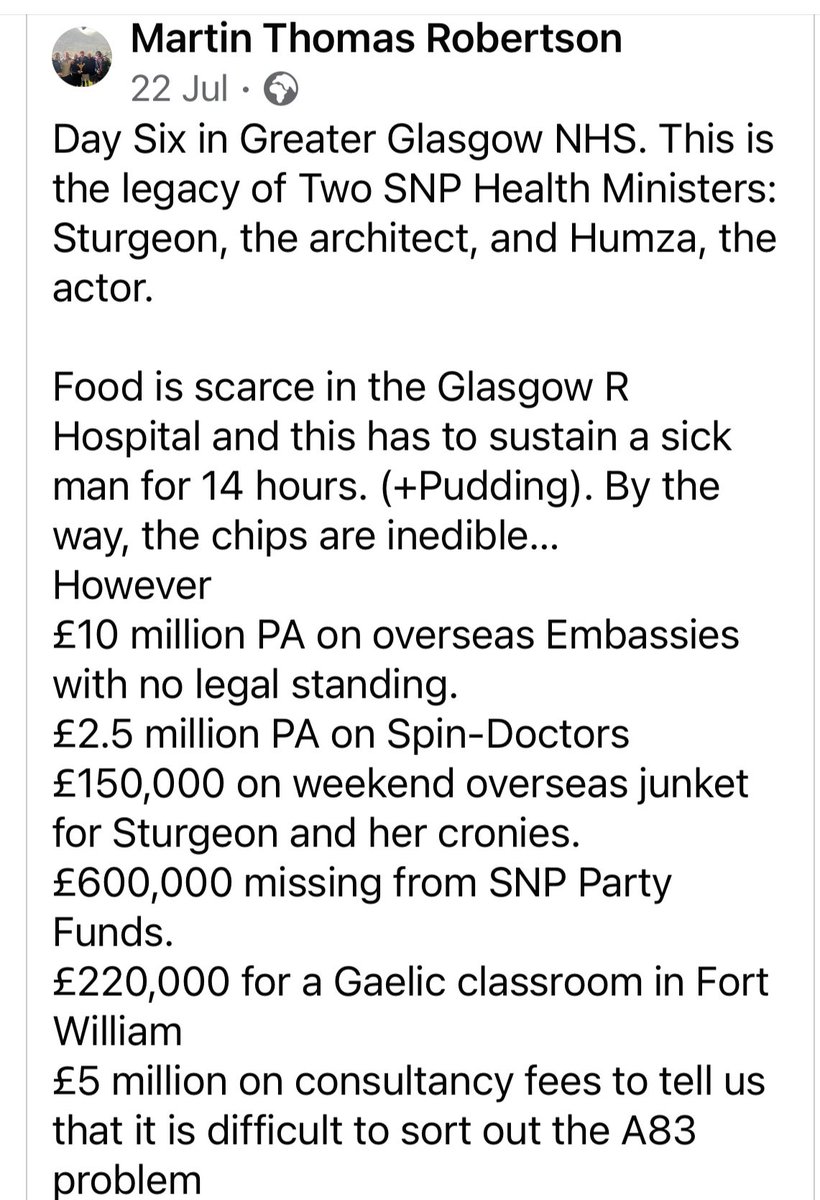 tractorgirly's tweet image. This is a disgrace @thesnp

Bad enough people have to stay in hospital but for gods sake give them some decent meals while they recover. I wouldn’t give that meal to a dog!