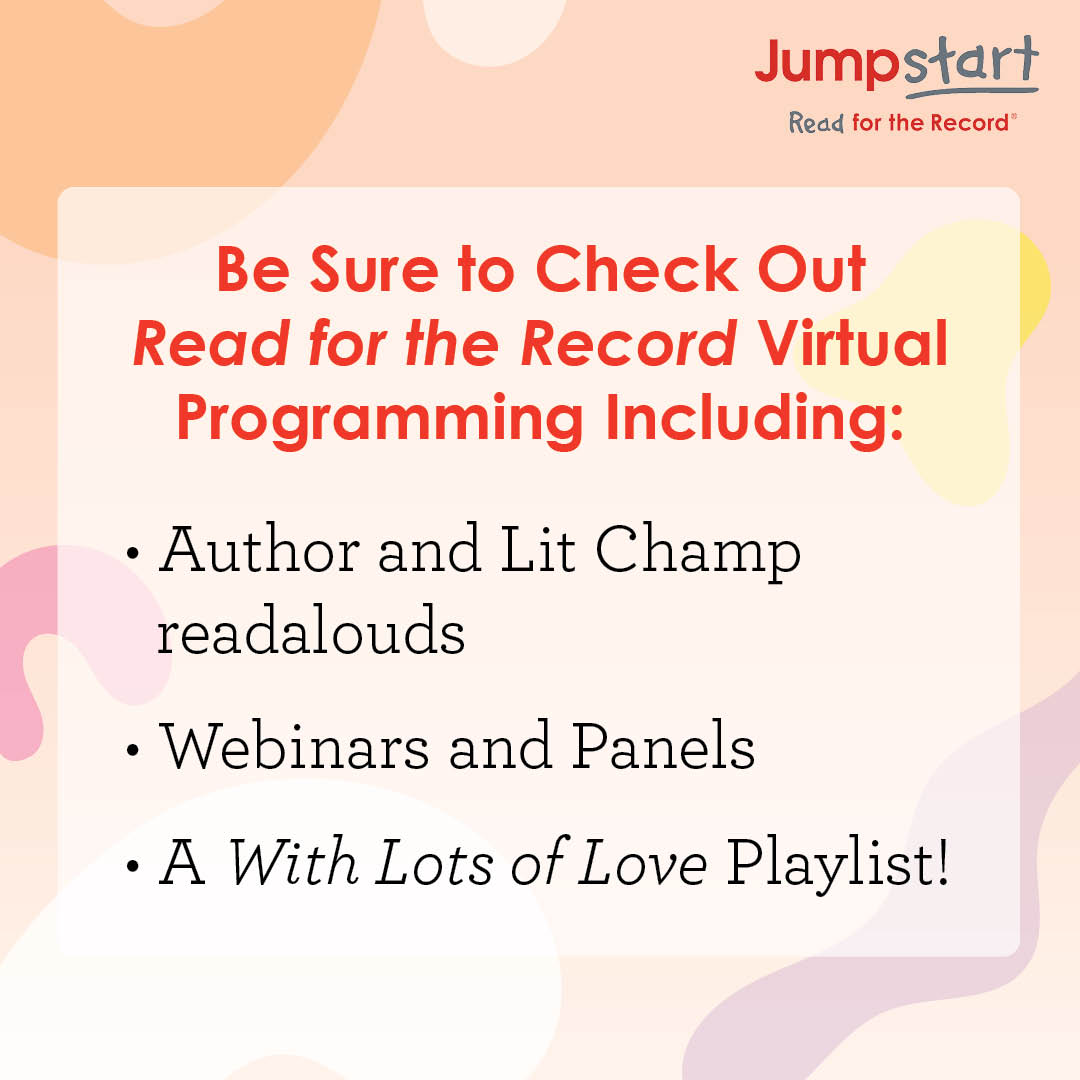 Are you ready to Read for the Record in one week? On October 26th, millions of children and adults will celebrate early literacy and #ShareLove during the world’s largest shared reading experience. We are excited to read it with you!