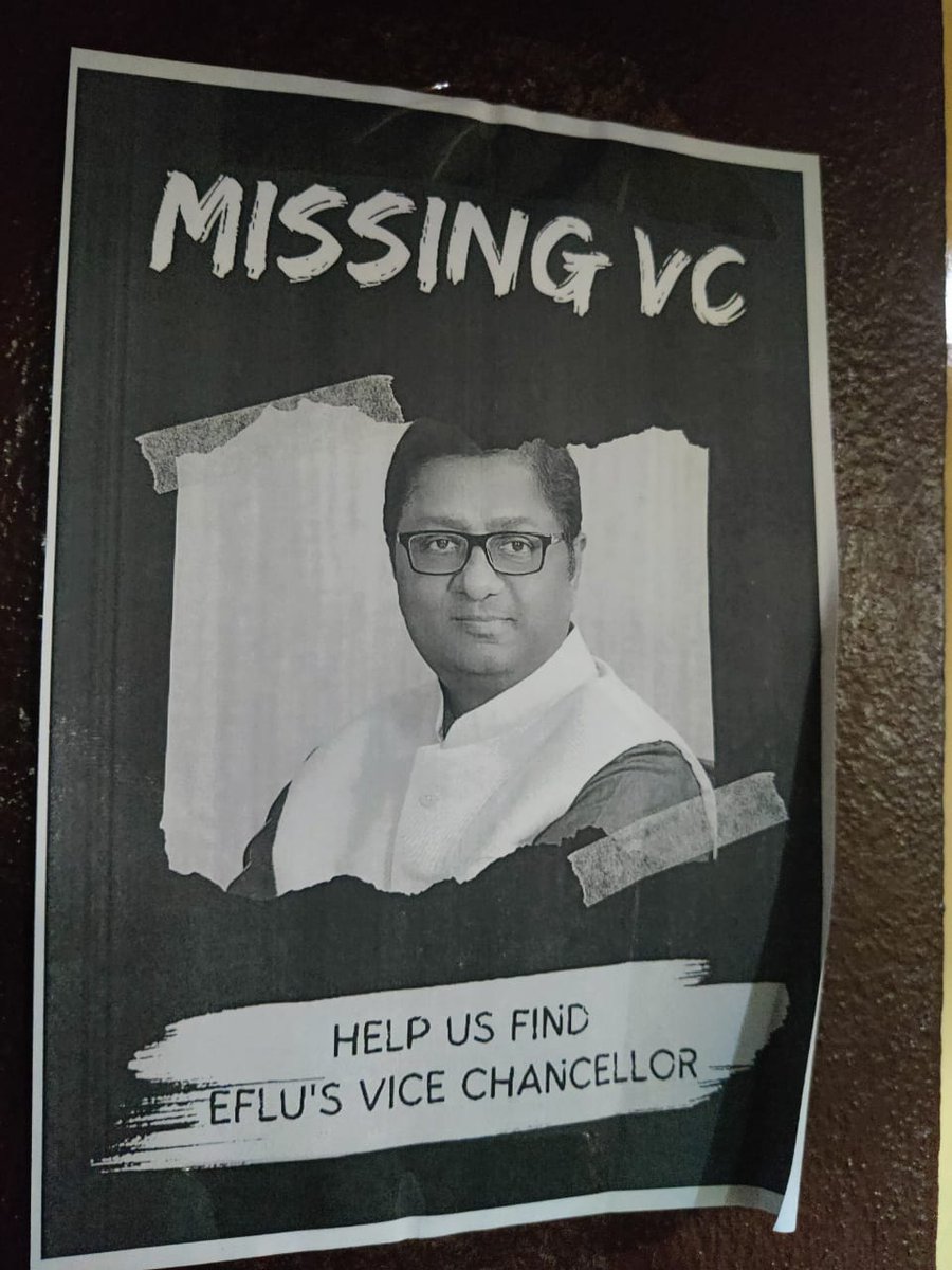 theunspoken2023's tweet photo. We demand accountability from the admin and the VC who has overstayed his term and repeatedly failed to deliver his responsibilities. The student body no longer places its trust in the present system due to the lack of effective redressal mechanisms and incompetent administration https://t.co/59pPU5LggW
