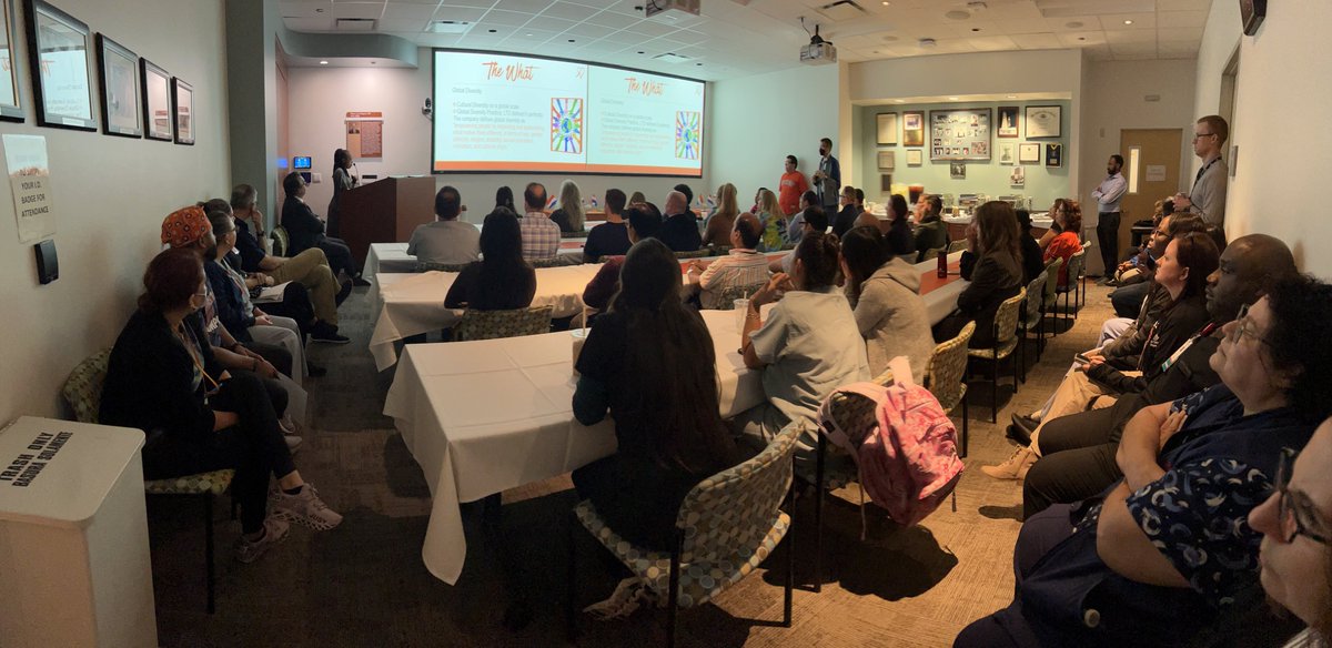 Cultural Exchange Lecture series organized by Bernadette Roberts and Thierry Huisman. Topic: Diversity, Tolerance, Inclusion, Equity exemplified by a lecture on "The Netherlands". &gt;240 team members enjoyed the lecture with Indonesian-Dutch food.