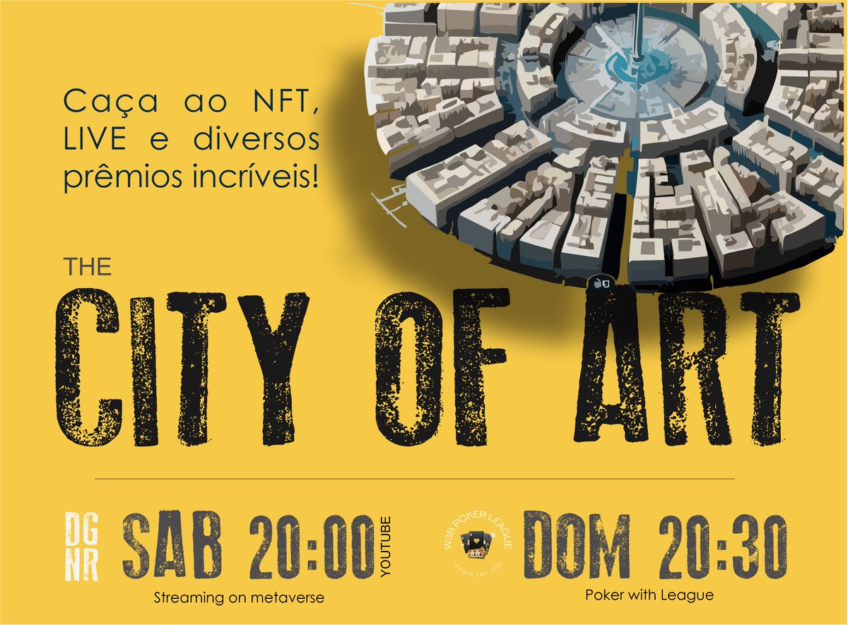 Salve família DEGEN! 

Neste fim de semana faremos um evento METAVÉRSICO VIOLENTAMENTE IMERSIVO, em parceria com o <a href="/MetaAdastra/">Adastra ✼</a> dos feLomenais <a href="/lafontinne/">Lafontinne ✼</a> e <a href="/PattyOttoni/">Paty Ottoni</a>.

É ÓBVIO, little degens, queremos que vocês também participem, então se liga mafrennn👇