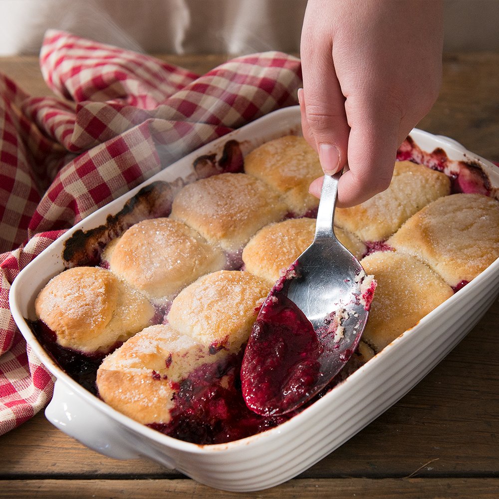 carrs_flour's tweet photo. Warming, fruity, deliciousness!

This Harvest Fruit Cobbler is the perfect dessert to share with the family &amp; uses the best of the seasonal fruit on the shelf.

Find the recipe in the link in our bio.

#carrsflour #homebaking #bakewithcarrs #easybaking #flour #bakingisfun https://t.co/Vqg6Ml7QnY