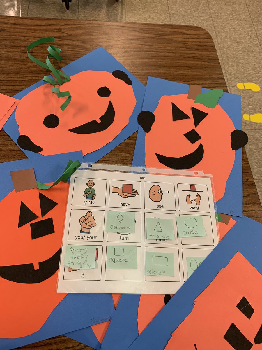 shermski67's tweet photo. Communicating and creating @SedgeGardenES   @wsfcs #functionalcommunication #halloweenart https://t.co/e1CZeMfBLP