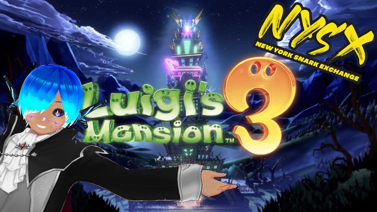 NYSnarkExchange's tweet photo. Snark Fam! @NJ_Chef is LIVE with more Luigi's Mansion 3! Be there or be goo! That's the old saying right? Link in bio! #Vtuber #VTuberUprising #ENVtuber #ChefLive https://t.co/2AoQoRPCin