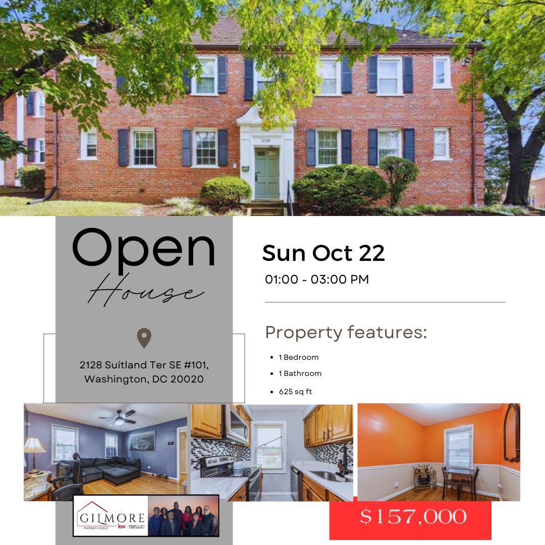 gilmore_us's tweet photo. Let us welcome you to the charming garden-style condo in the heart of Washington DC. Come check out this gem of a property which is conveniently located just a stone's throw away from the iconic capital.

Place your questions through DMs or give us a call.

(443) 274-7459 https://t.co/OzrZLjTnKx