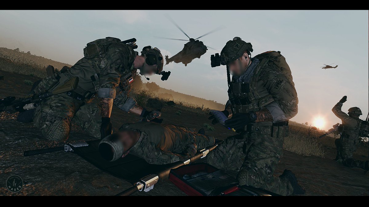 🇫🇷 TOC ici HADES : Je demande une MEDEVAC
🇺🇸 TOC this is HADES : I request a MEDEVAC

Rejoignez la TFH et devenez un sauveteur au combat de niveau 2 🫵

Join the TFH and become a paramedic 🫵

#Arma3 #milsim #1RPIMa #CFST #cos