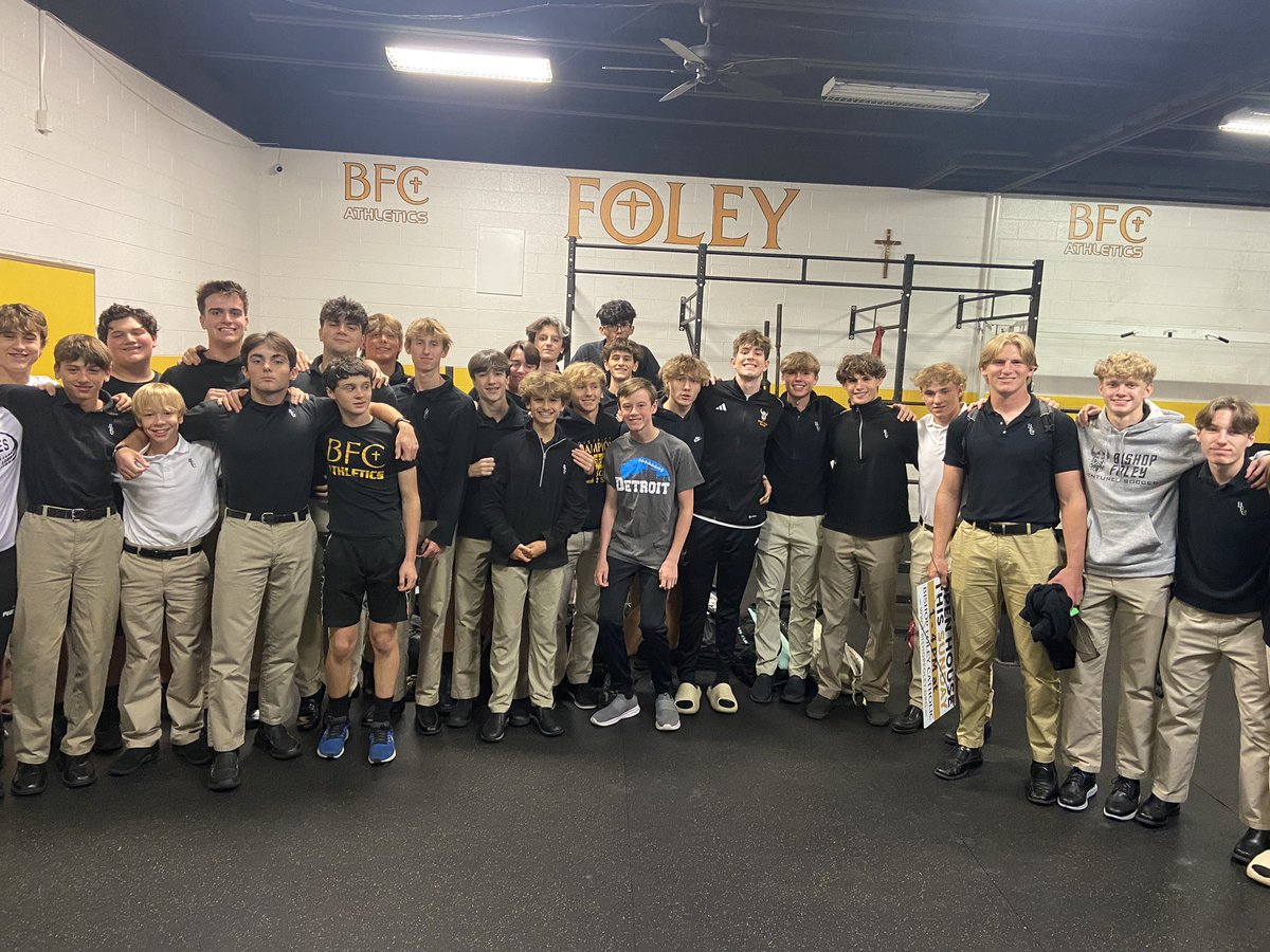 BFC Football (@bfc_football) on Twitter photo #foleyfamily We support everyone here at <a href="/BishopFoley/">Bishop Foley Catholic High School</a> ! Good luck <a href="/BfcBoyssoccer/">BFC_soccer</a> #beatshrine #foleyfamily We support everyone here at <a href="/BishopFoley/">Bishop Foley Catholic High School</a> ! Good luck <a href="/BfcBoyssoccer/">BFC_soccer</a> #beatshrine