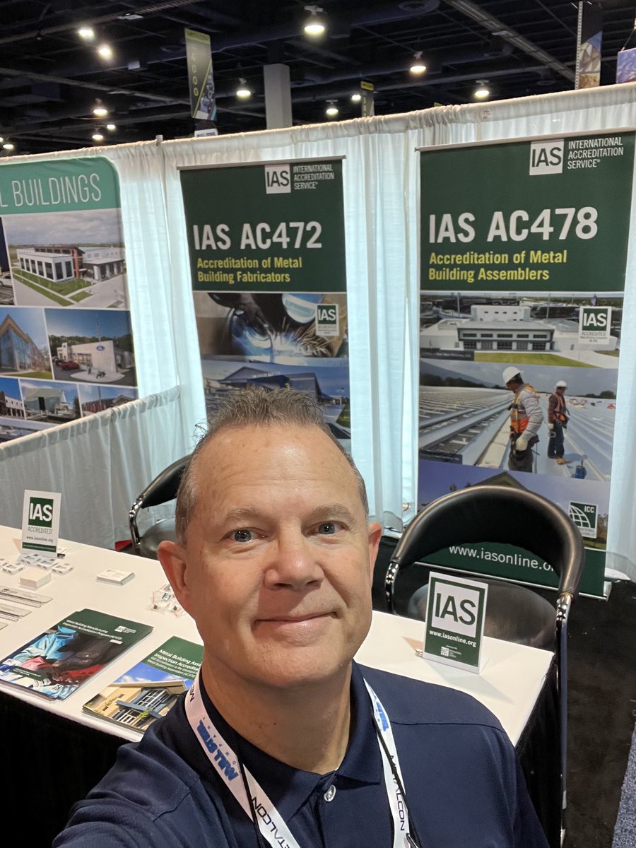 IntlAccredSvc's tweet image. MetalCon is happening this week at the Las Vegas Convention Center. Come by the IAS booth and learn about our accreditation programs for the metal build industry. #ac472 #ac478