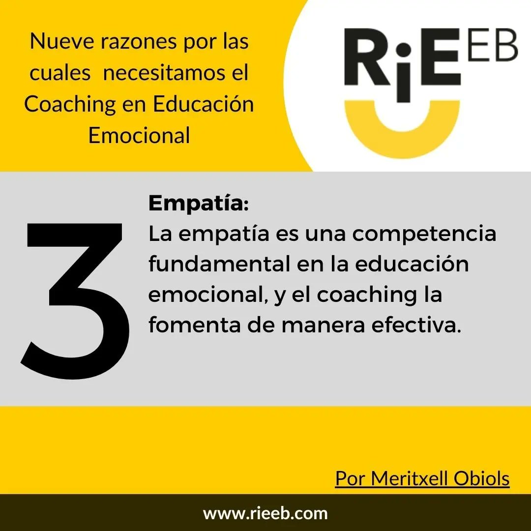 ¿Sabías que la RIEEB ofrece un Postgrado en Coaching y Liderazgo Emocional?

#formacionRIEEB #coaching #metodologia #liderazgo #competenciasemocionales #educacionemocional #cambio #transformacion #equipos #habilidadesdirectivas #liderazgoemocional