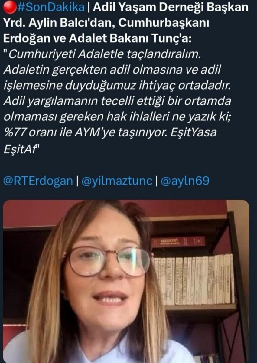 Erdoğan Bahçeli Adil Affetmeli
Adli Mahkuma ErdoğanAffı
<a href="/RTErdogan/">Recep Tayyip Erdoğan</a> <a href="/yilmaztunc/">Yılmaz TUNÇ</a> <a href="/ramazancan0071/">Ramazan CAN🇹🇷</a>
@gulaysamanci42 <a href="/belginuygur10/">Belgin Uygur 🇹🇷</a>
 <a href="/Emine_Gozgec16/">Av. Emine Yavuz Gözgeç</a>
<a href="/avoguzhankaya/">Av. Oğuzhan Kaya 🇹🇷</a> <a href="/AvSabriOzturk/">Av.Sabri Öztürk</a>
<a href="/avabdullahguler/">Abdullah Güler</a> <a href="/AvOrhanKIRCALI/">Av. Orhan KIRCALI 🇹🇷</a>
<a href="/AvMustafaArslan/">Av.Mustafa ARSLAN</a> <a href="/rafet_zeybek/">Rafet Zeybek</a>
<a href="/dbdevletbahceli/">Devlet Bahçeli</a> 
<a href="/YildizFeti/">Feti Yıldız</a>