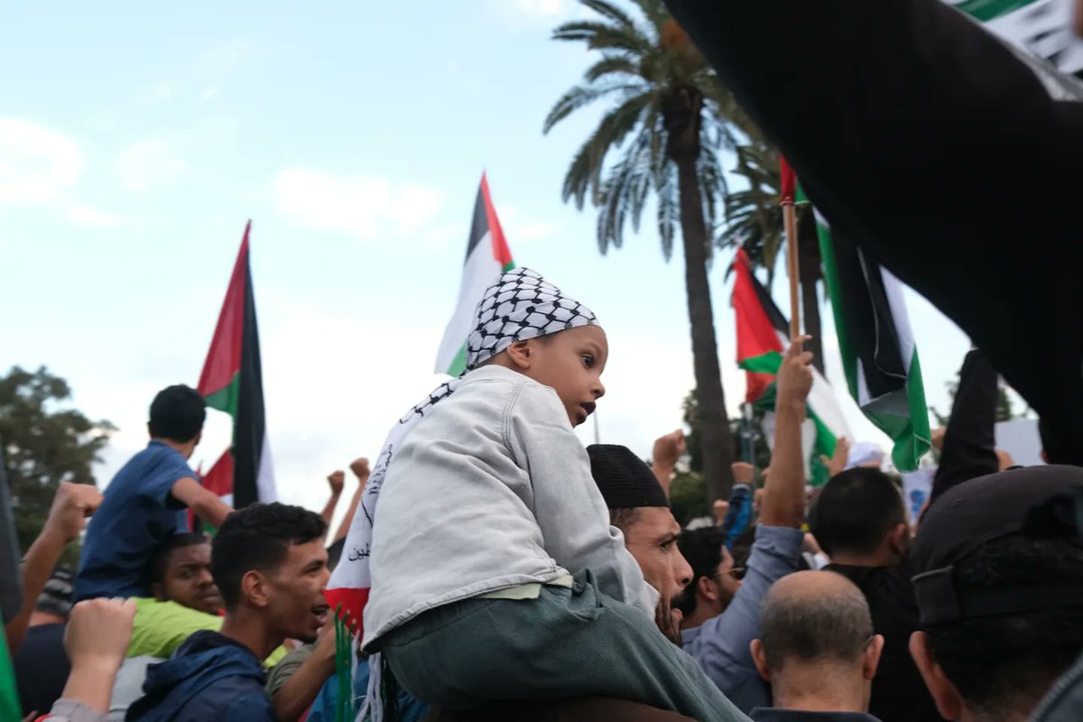 Adilbrk93's tweet photo. From casa to gaza 
#GazaHospital #IsraelTerorrist #IsraelAttack #Morocco #StandWithPalestine https://t.co/zhI398QPnB