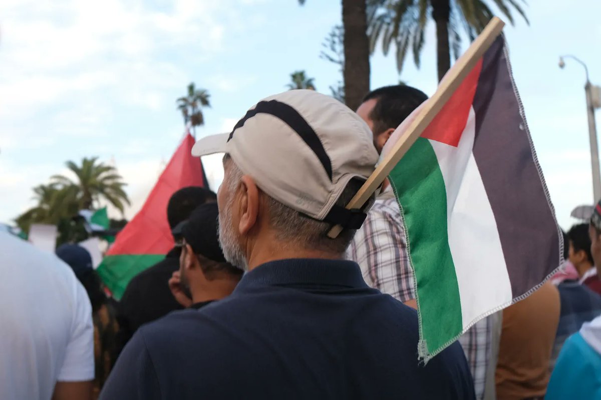 Adilbrk93's tweet photo. From casa to gaza 
#GazaHospital #IsraelTerorrist #IsraelAttack #Morocco #StandWithPalestine https://t.co/zhI398QPnB