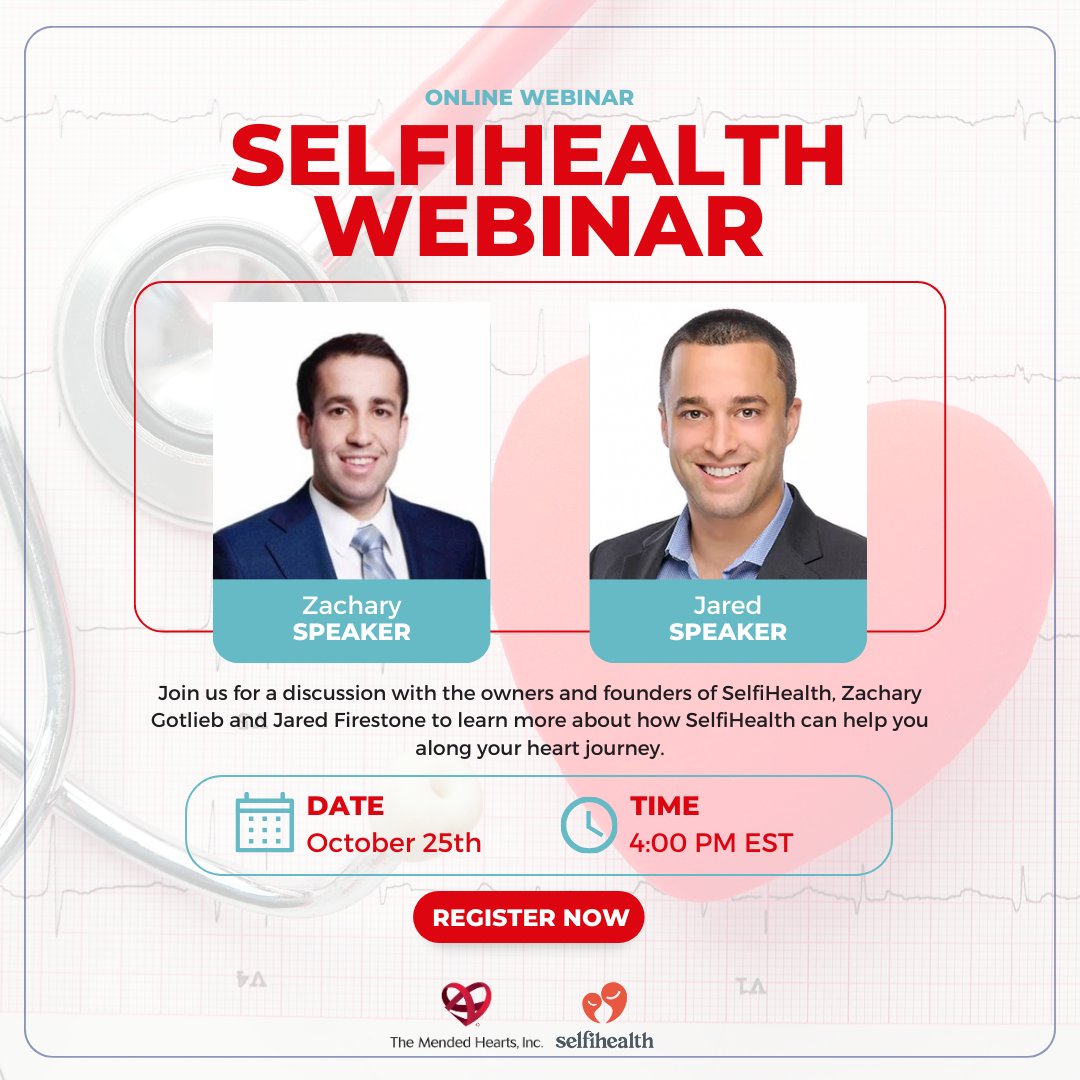 SelfiHealth is a mobile application matching patients, family members, and caregivers with each other and trusted non-profit organizations based on health concerns and who they are as people for more meaningful peer health support and resources. Register: us06web.zoom.us/webinar/regist…
