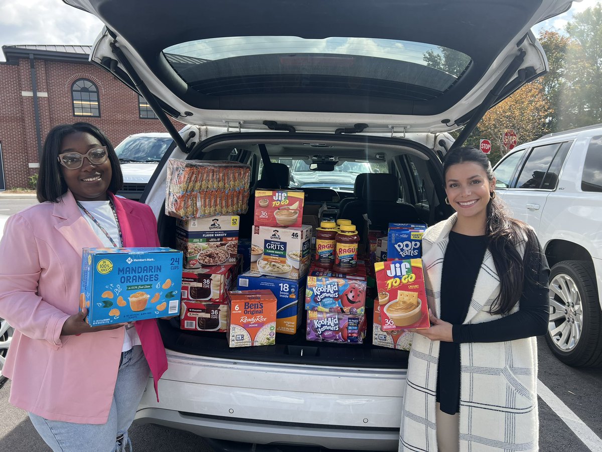 Thank you Grimes Foundation for your generous donation to our school social workers to stock their school pantries!   #positivelychanginglives #ConnieandDonnarock! #24Strong #premiersocialworkers