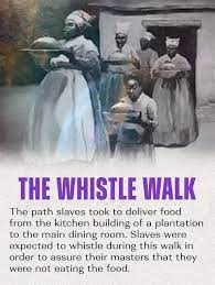 @AfricanArchives 'The whistle walk' was not just about whistling—it was also a clever way for enslaved individuals to communicate and send secret messages to one another, a symbol of resilience. 🚶‍♂️🪶 #HiddenHistories