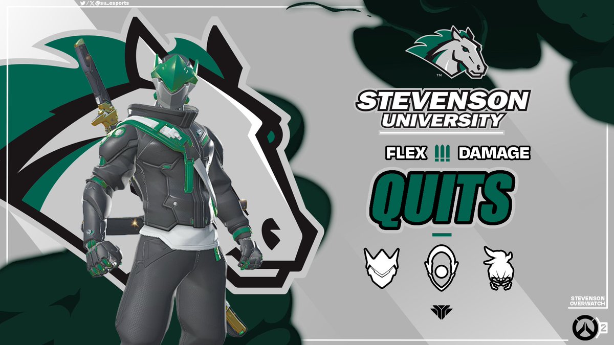 Continuing our Varsity Overwatch introductions...

Meet our Flex DPS and Genji expert, Quits. In his Junior year at Stevenson and only his rookie season with the team, he's already a player to watch out for in our dive comps!