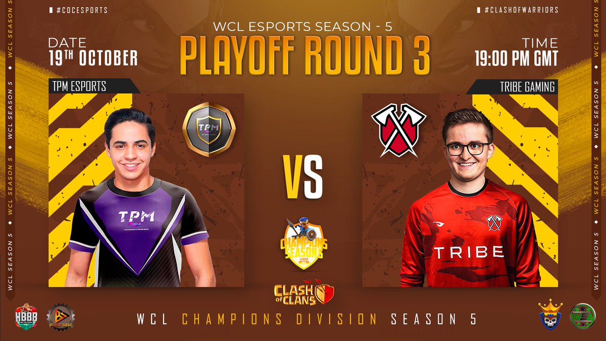 sply97's tweet photo. 🔴 ESTAMOS EN DIRECTO

🥳 TENEMOS GUERRAZAS!

🏆 @wcl_warriors - PlayOffs R3
⚔️ @TPMSPORTS2  🆚 @TribeGamingCoC 

🏆 @GlobalClashCup - W2
⚔️ #ItalyTeam 🆚 @VNesportingCOC 

💪 ¡No te lo pierdas!
👉 https://t.co/HHta1FrH88 https://t.co/BOlphilG8Z